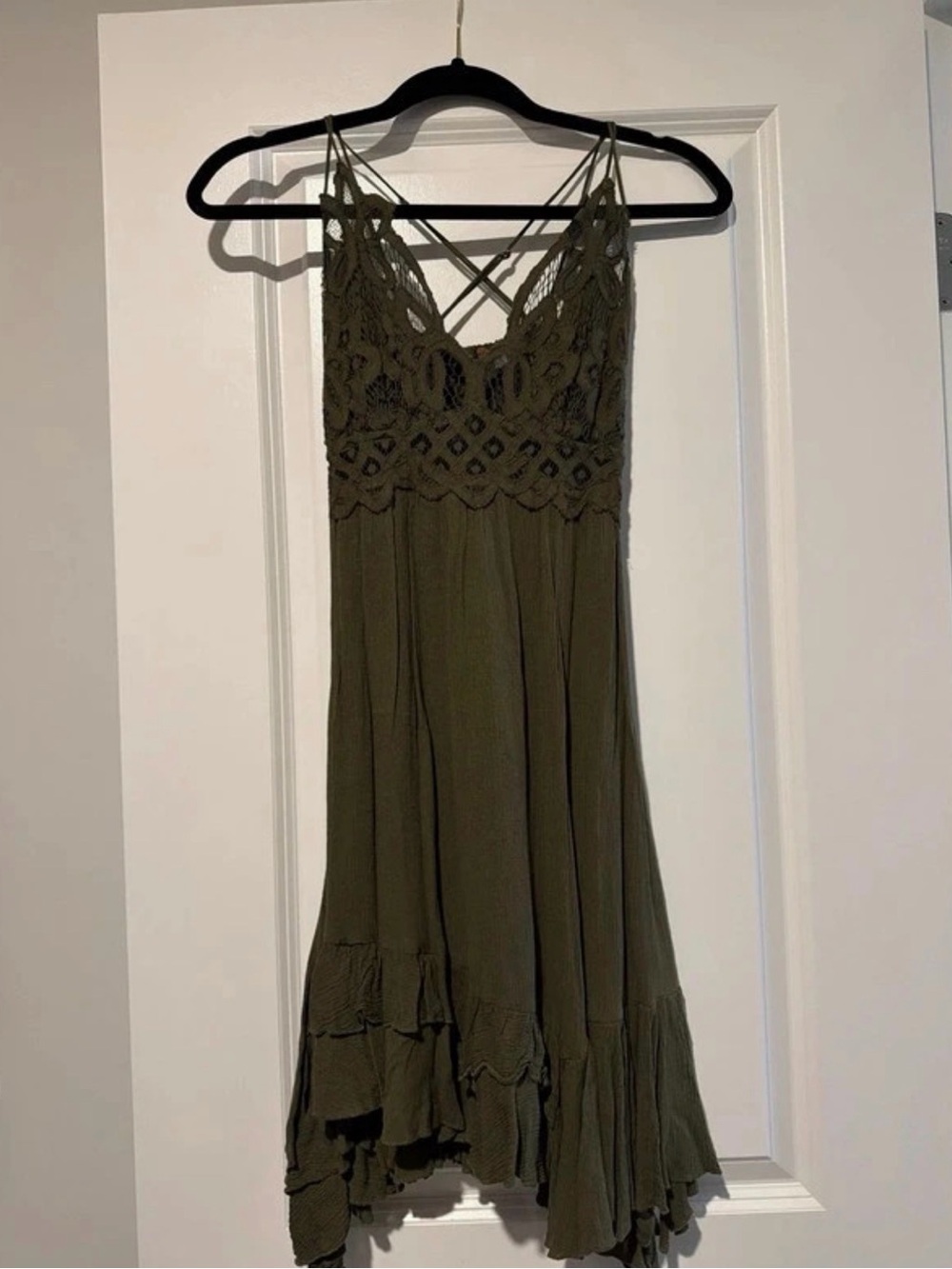 Free People lace mini dress
